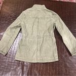 BP Womens Military Utility Jacket Army Green Full Zip Flap Pockets Size Small Photo 5