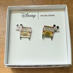 BaubleBar Disney  Mickey Mouse School Bus Stud Earrings Sparkle Rhinestone Fun‎ Photo 0