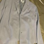 Renfrew Jacket Women Made USA Long Sleeve Lapel Collar Open Front Silver/Gray M Size M Photo 9