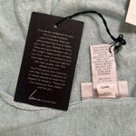 Lane Collection Tunic Sweater Sz 1X Linen/Rayon Blend Embroidered Floral Patch Green Photo 5