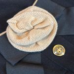 Alex Marie Sleeveless Sweater Dress with Flower and Bow Detail Photo 7