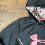 Under Armour  Real Tree Storm Loose Fit Women’s Pink Camo Hoodie Photo 6