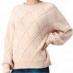 Fuzzy Diamond Sweater‎ Pink Photo 5