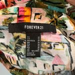 Forever 21 Women's Shirt Tropical Vacation Cropped Multicolored Size Med… Photo 4