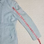 Ralph Lauren Lauren Light Blue Suede Leather Womens Jacket Size M Photo 6