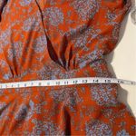 🎈Burnt orange/Grey Shorts Romper Amazon Size L Orange Size L Photo 7