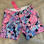 Lilly Pulitzer  NWT 0 Jane knit short hide tide navy Photo 0