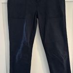 Cosmic Blue Love Cargo Chino Pants Womens Sz 28 Navy Blue Casual Stretch Photo 0
