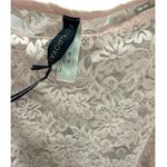 Fox & Royal Lace Bodysuit Womens NWT Lingerie Size M18 Long Sleeve Off Shoulders Pink Size M Photo 2