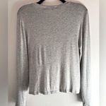 Pretty Rebel  Juniors Gray Long Sleeve Twist Front Top Size Large NWT Photo 1