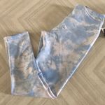 Nux Women’s Reversible 7/8 Leggings with Cloud & Purple Ombré, Size S Blue Photo 0