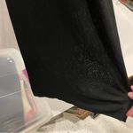 Stunning vintage 70’s rayon slinky skinny strap elastic waist wide leg jumpsuit Black Size XS Photo 5