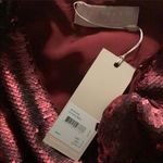 Keepsake NWT no signs sequin mini dress sz 6 Berry Photo 4
