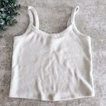 Old Navy  Cream Ribbed Super Soft Tank Size Medium Photo 0