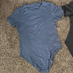 NWOT Short Sleeve Bodysuit Bundle Blue Gray Size Large Photo 0