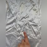 Vintage white lace slip dress, size large Photo 9