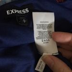 EXPRESS NWOT Navy Blue Floral Chiffon Cami Dress Mini Tunic Tank New Strappy Photo 5