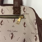 Baby Phat Vintage Logo Satchel Bag Brown Beige Y2K Purse Photo 12