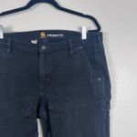 Carhartt Women's Straight Fit Carpenter Pants Black Sz 16 Photo 1