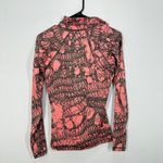 Nike  Pro Dri Fit Women's Pink Black Geometric Print Half Zip Pullover Top XS Photo 9