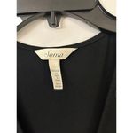 Soma Black Crossover Sleeveless Blouse Womens M Soft Goth Y2K Minimalist Photo 2