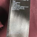 ALLSAINTS Jay Pleated Mini Dress XS Bordeaux Red Semi Sheer Casual Sleeveless Photo 6