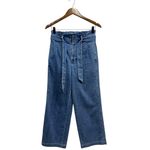 Madewell Paperbag Cropped Jeans in Flannigan Wash AA574 size 26 Photo 2