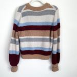 BAUM UND PFERDGARTEN Courtney Autumn Tan Striped Pullover Sweater Size XS Photo 5