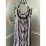 Caslon Nordstrom  Women’s Striped Sleeveless Cotton Dress Boho Small Batik Photo 1
