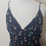 Maison Jules Nautical Anchor Print Maxi Dress Size Medium Photo 1