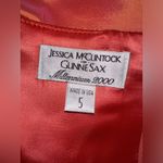 Gunne Sax Jessica McClintock For Millenium 2000s Y2K 2 Piece Set Orange Size 5 Photo 7