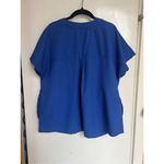 Cuddl Duds Climate Right By Cuddl Dubs Blue Scrub Top Woman’s Size Large Photo 6