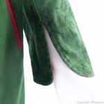 Hezardastan Green and Red reversible‎ open front blazer Photo 9