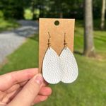 Handmade Faux Leather Earrings  Photo 0