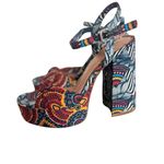 Gianni Bini multi-coloured platform sandals SIZE 8 Photo 5