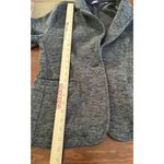 Lands' End  Women's Open One Button Cardigan Gray Small 6-8 62830 Career Office Photo 5