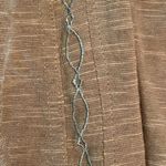 Free People  Hand Me Down Moss Embroidered Collar Top M/L Photo 8