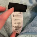 Patagonia Women’s Synchilla Marsupial Light Blue Quarter Zip Fleece Size S Photo 2