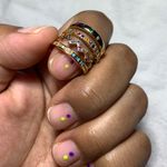 Beverly Hills Boutique Ring Set Of 4... Gold Photo 6