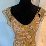 Dee Elly Yellow Floral Dress Photo 4