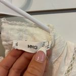 Mango  Ruffle Cotton Blouse White Photo 3