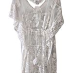 Rachel Zoe off White embroidered Lace boho western Cover-Up Photo 1