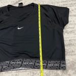 Nike Black Pro Cropped Dri-Fit Crossover Short Sleeve Tee Photo 10