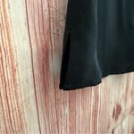 Kate Hill  Black Sleeveless Silk Button Front Blouse Photo 5