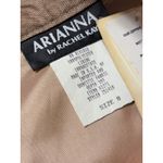 Arianna Black Mesh Floral Overlay Vintage Maxi Skirt size 8 Brown Photo 9