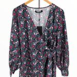 Fashion Union  ASOS Wrap Midi Dress with Side Tie in Vintage Floral NWT Photo 3