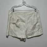 Anthropologie Maeve  Colette Linen‎ Blend Ivory Shorts Size 34 Photo 4