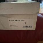 Good American  Patent Leather Block Heel Booties Photo 3