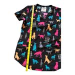 Cherokee  Prints Women Medical Scrubs Top V-Neck Dog Lover top XS Photo 5