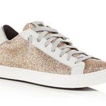 P448  John Gold Glitter Low Top Sneakers Photo 0